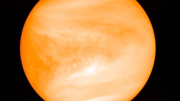 A report says astronomers have found a potential signal of life high in the atmosphere of our nearest neighboring planet. AP Photo / J. Greaves, Cardiff University