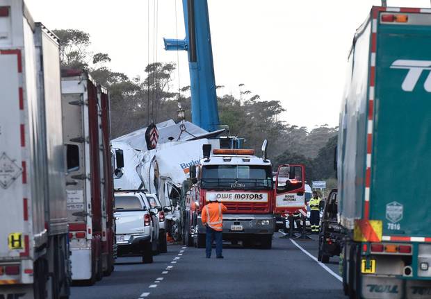 Emergency services attend a crash on State Highway 2 near Matata. Photo / File