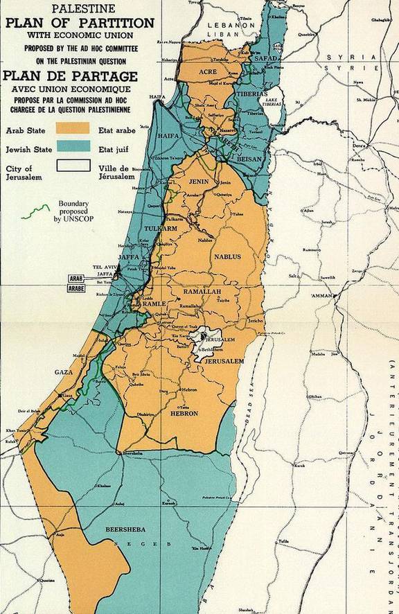 Israel and Palestine conflict: 70-year-old map at heart of crisis - NZ ...