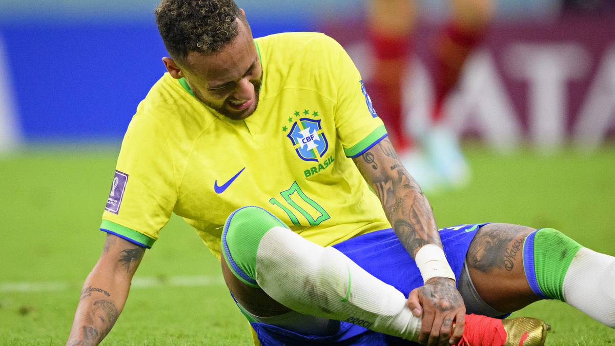 Mistrzostwa Świata FIFA 2022: brazylijska gwiazda Neymar płacze po kontuzji w meczu z Serbią