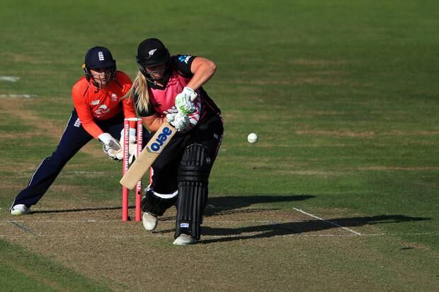 Whanganui cricketer Jess Watkin impressed enough on her first White Ferns tour to earn a New Zealand Cricket contract. Photo/ Getty Images 