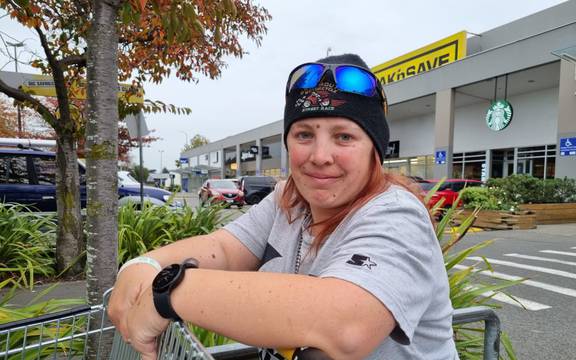 Olivia Bovey says she cannot afford fresh vegetables. Photo / RNZ / Jean Edwards