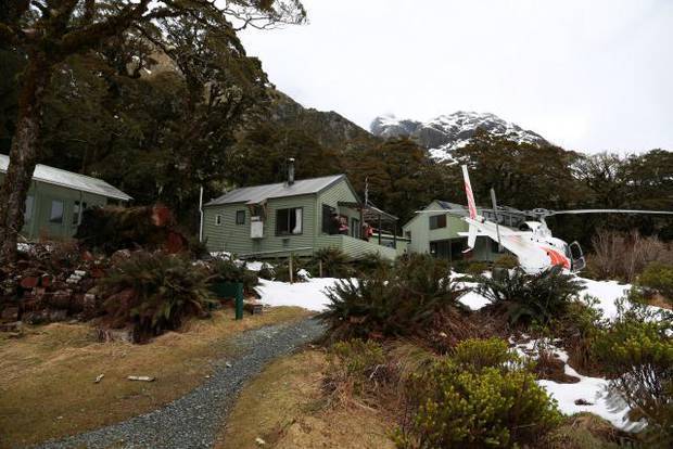 The exterior of the warden's hut at Lake Mackenzie. Photo / Police 
