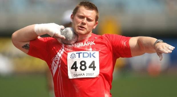 Denmark's Joachim B. Olsen, an Olympic shot putter turned politician, has caused a stir after taking out a campaign ad on a popular online porn site. Photo / Getty 