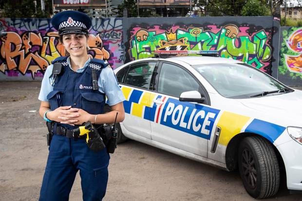 Sarah made the change from reporting crime and social issues to being on the front line. Photo / Jason Oxenham