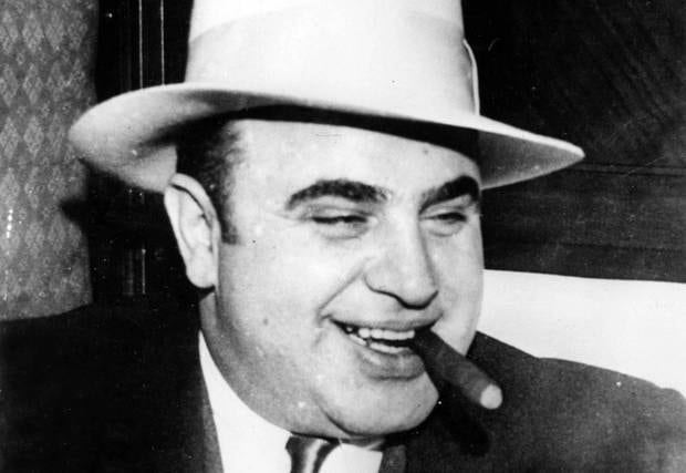 American prohibition-time gangster Al Capone. Photo / Getty Images