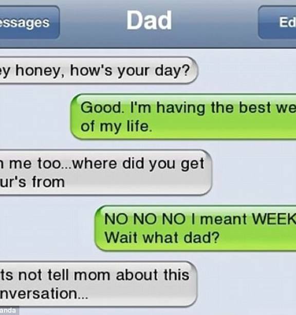 The funniest texts from dads ever - NZ Herald