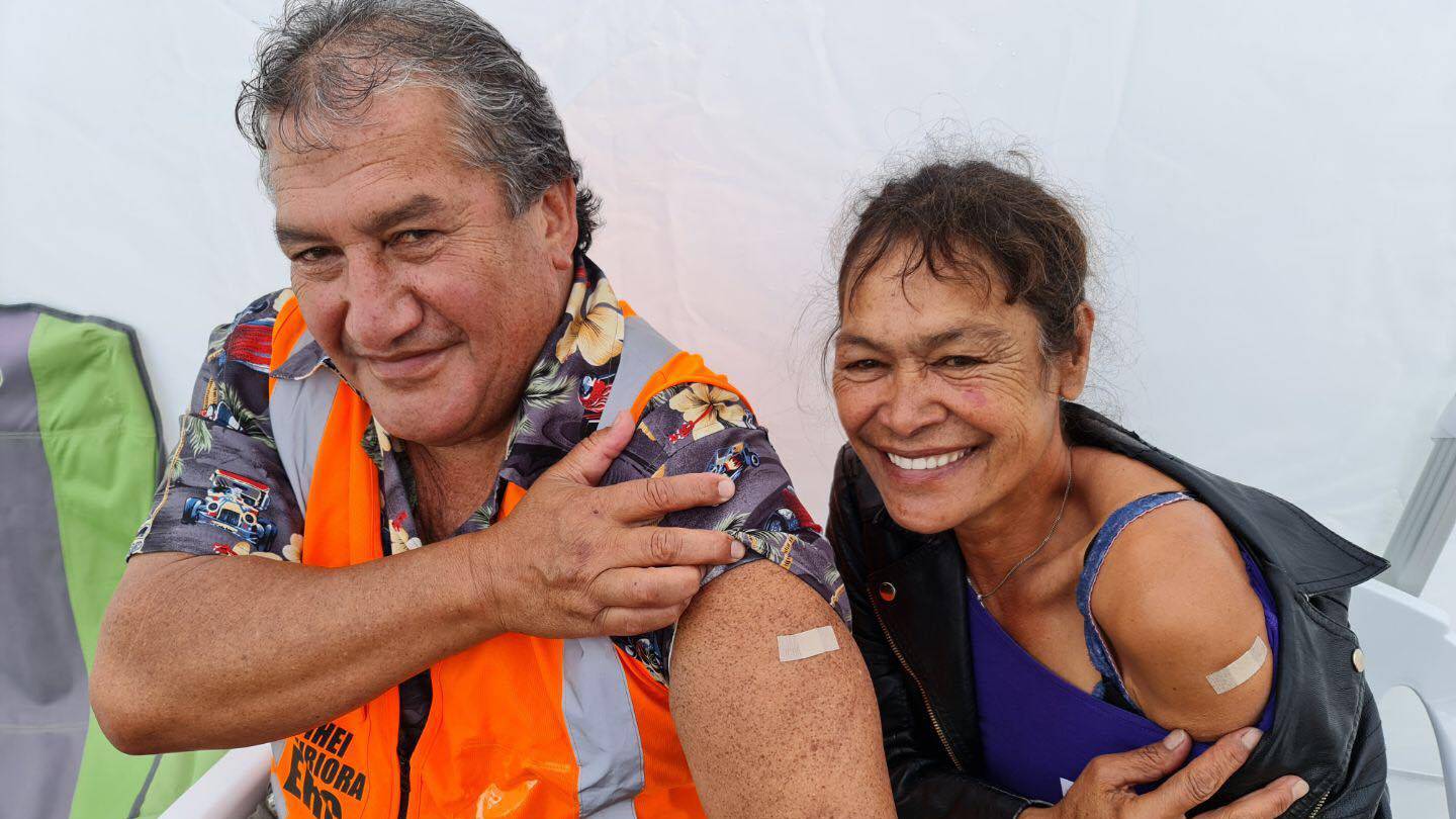 Iwi chairman Ngahiwi Tomoana and wife Mere, leading by example.
