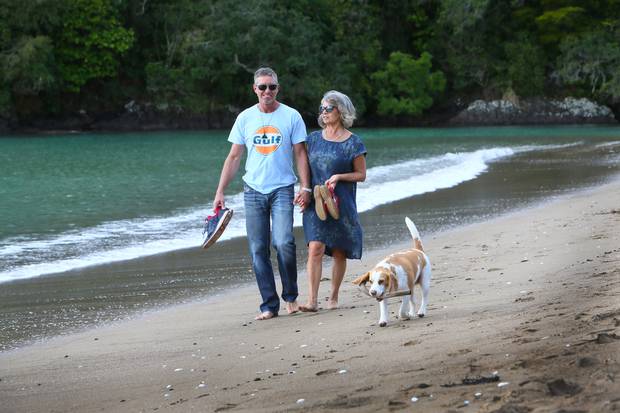 John Hawcridge and Carol Armitage fell in love with Northland after staying at Teal Bay four years ago - so they decided to sell up in Auckland and move north. Photo / Tania Whyte