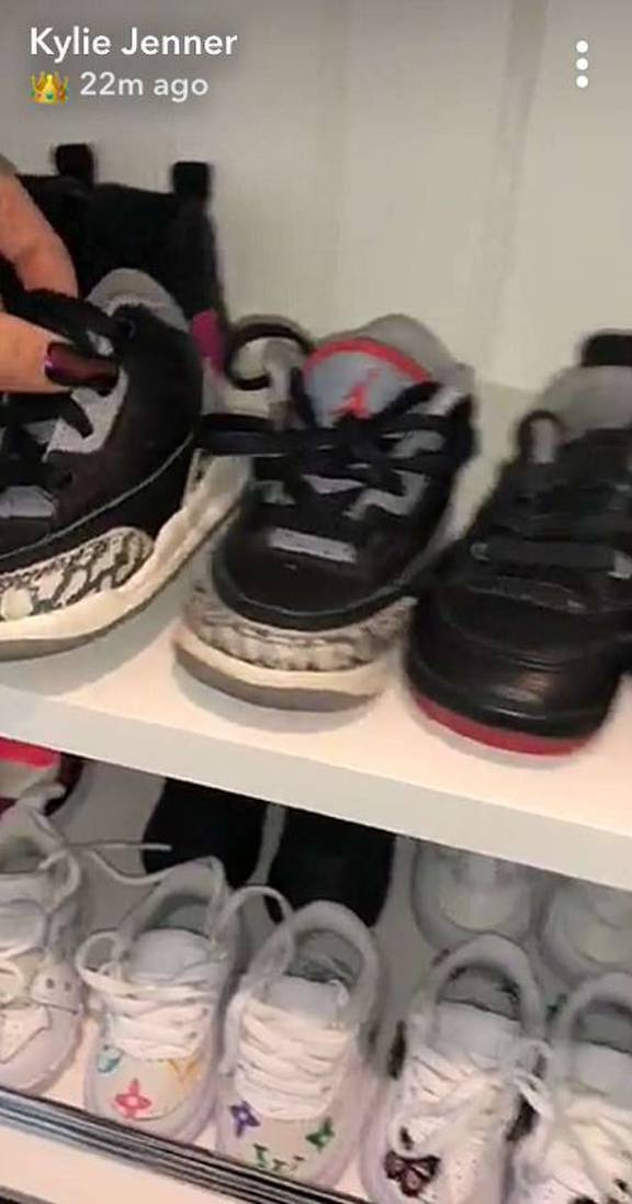 Kylie Jenner shows off baby Stormi's $32k shoe collection - NZ Herald