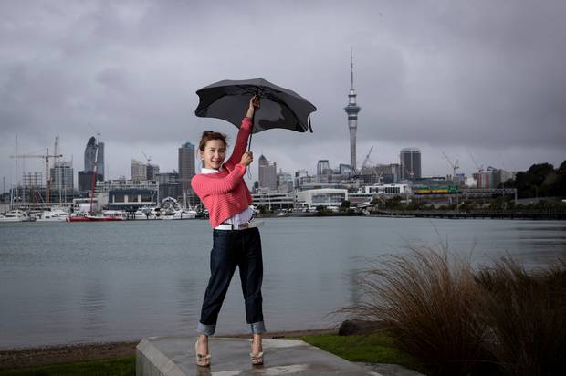 Chinese pop star Ai Meng Meng wants to invite her fans and friends - all 6.25 million of them who follow her on social media - to come visit NZ. Photo / Dean Purcell.