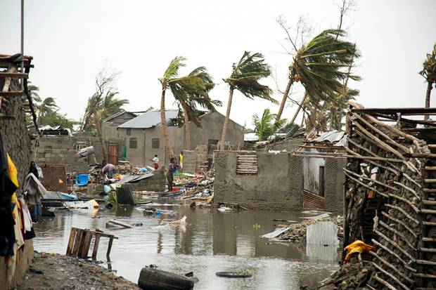 Mozambique's President Filipe Nyusi says that more than 1000 people may have by killed by Cyclone Idai, which many say is the worst in more than 20 years. Photo / via AP