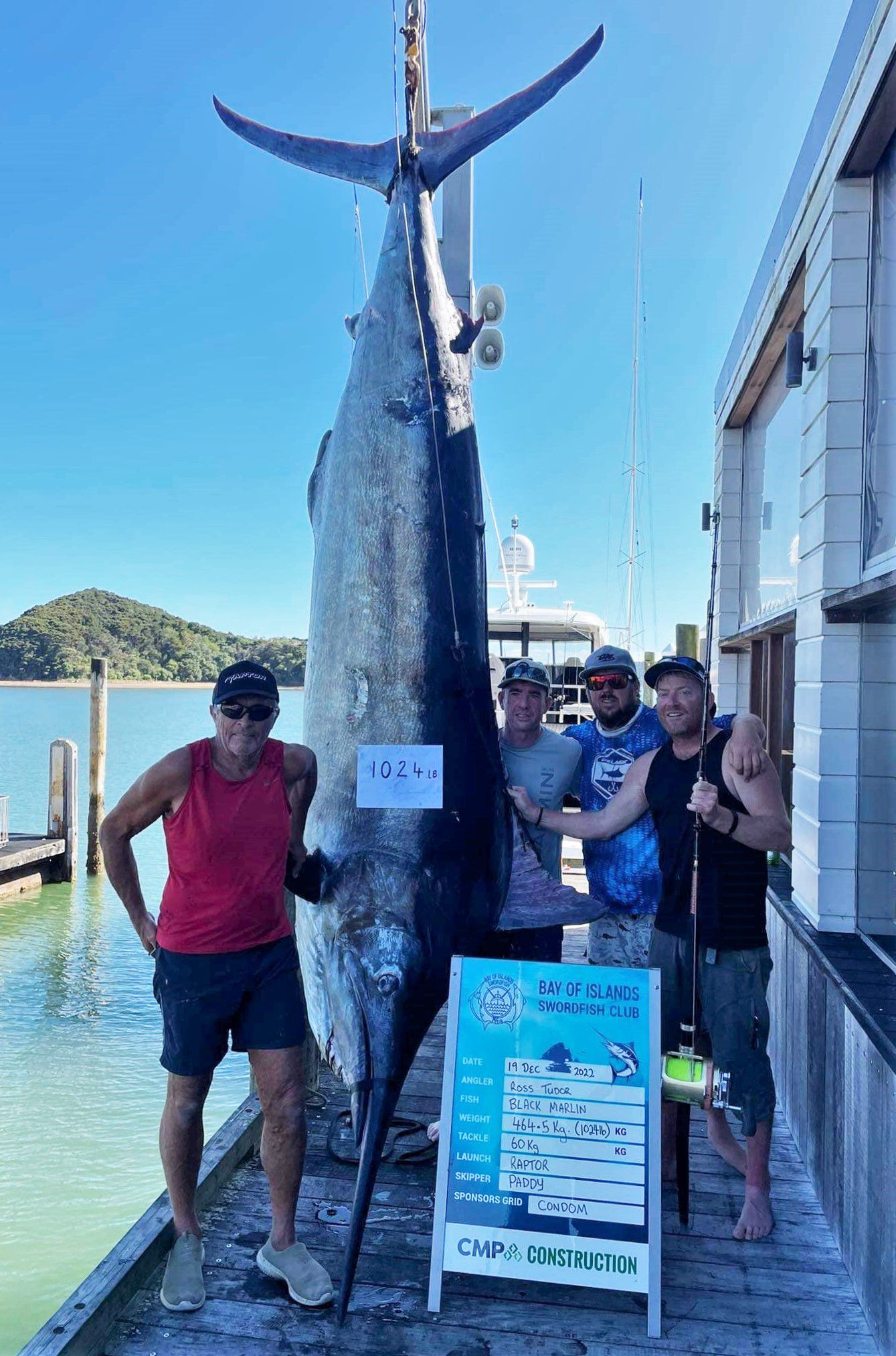 Absolutely nuts': Fisherman lands 464.5kg marlin after 10-hour battle off  Northland's Cavalli Islands - NZ Herald
