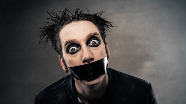 Acclaimed Kiwi comic Tape Face is returning home for the New Zealand International Comedy Festival. Photo / Supplied.