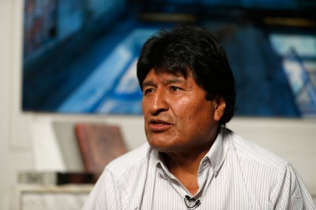 Former Bolivian president Evo Morales resigned last week. Photo / AP