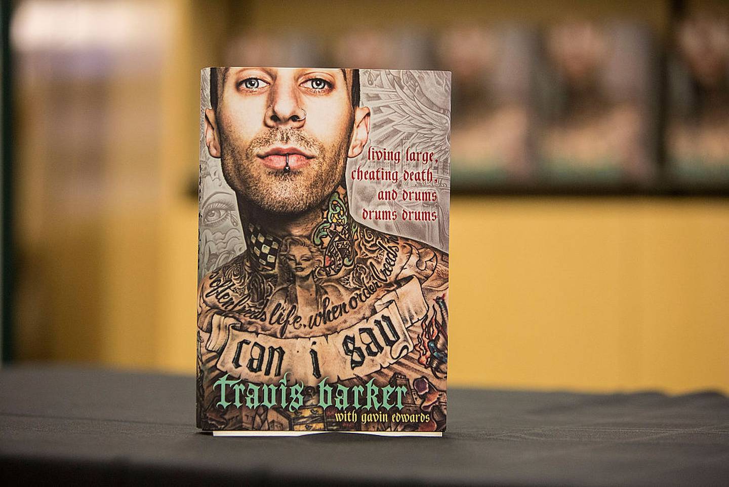 Travis Barker's 2015 book "Can I Say: Living Large, Cheating Death, And Drums, Drums, Drums" details time he spent with Kim Kardashian. Photo / Getty Images