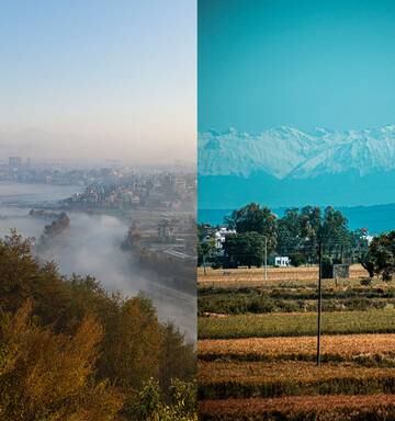 Covid 19 Coronavirus India S Himalayas Return To View As Pollution Drops Nz Herald