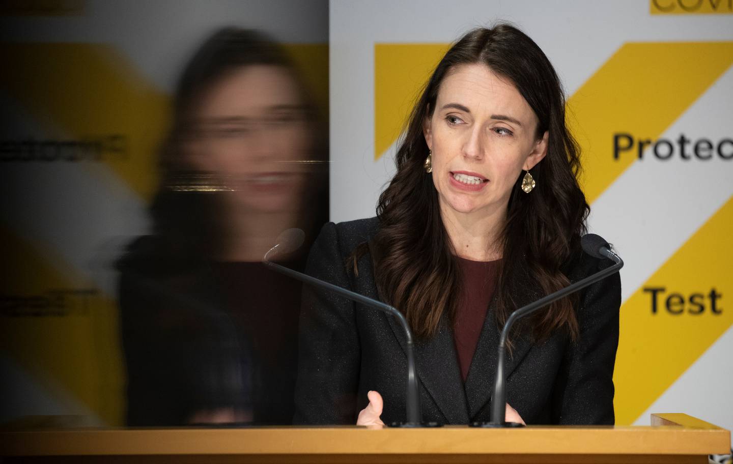 Prime Minister Jacinda Ardern says the number of daily cases continues to be volatile. Photo / Mark Mitchell
