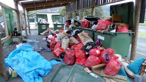 Illegal Dumping Tarawera Transfer Station Overflows With Long Weekend Mess Nz Herald