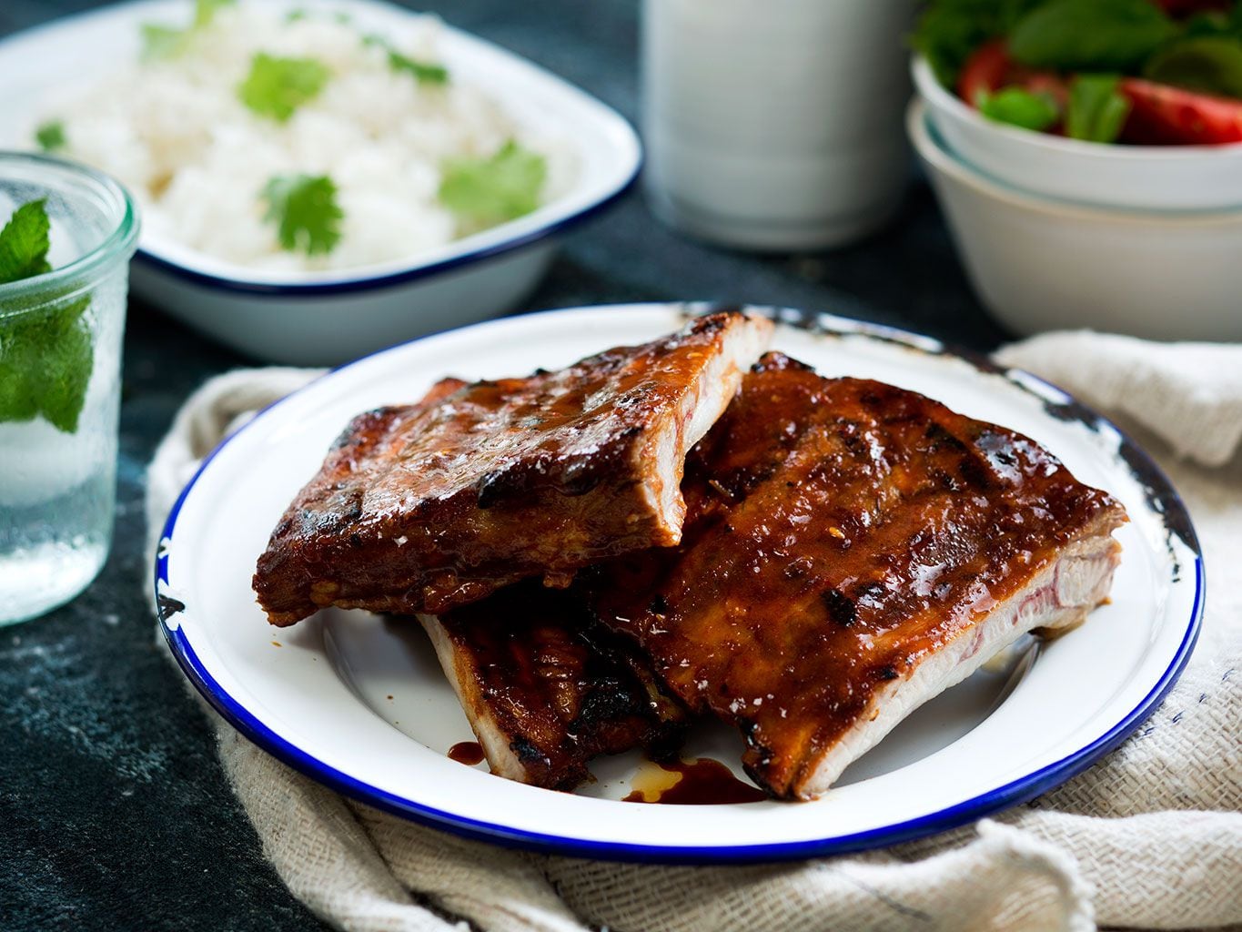 Barbecue Sauce Pork Spare Ribs Sides Side Ribs In Oven Healthy