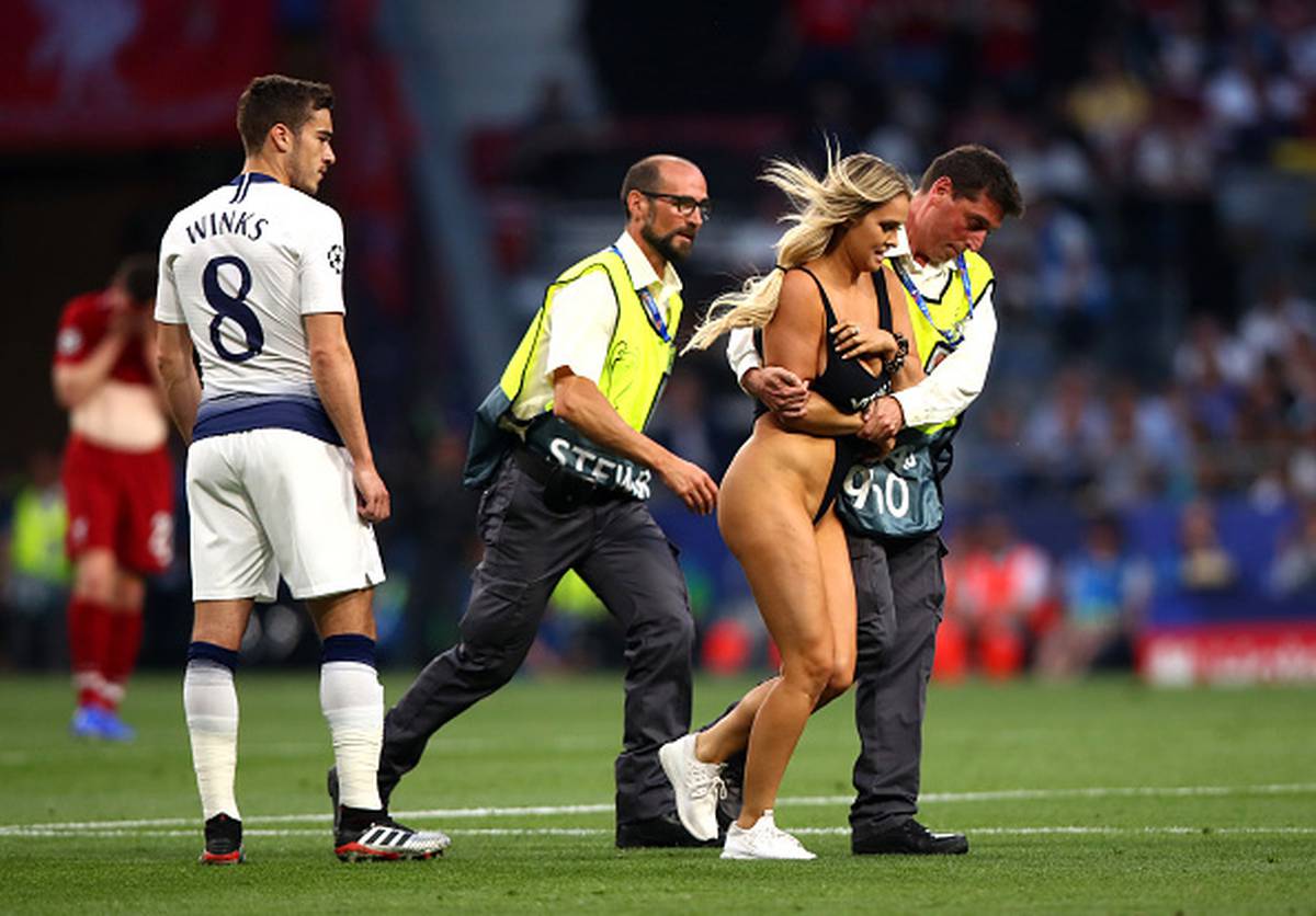 Beach Nude New Zealand - Pitch invader at Champions League final was promoting X ...