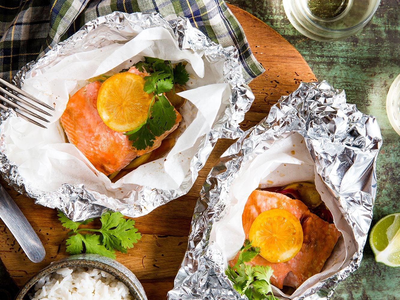 Baked Salmon Fish Packets On The Grill Baked Tilapia Haddock Foil