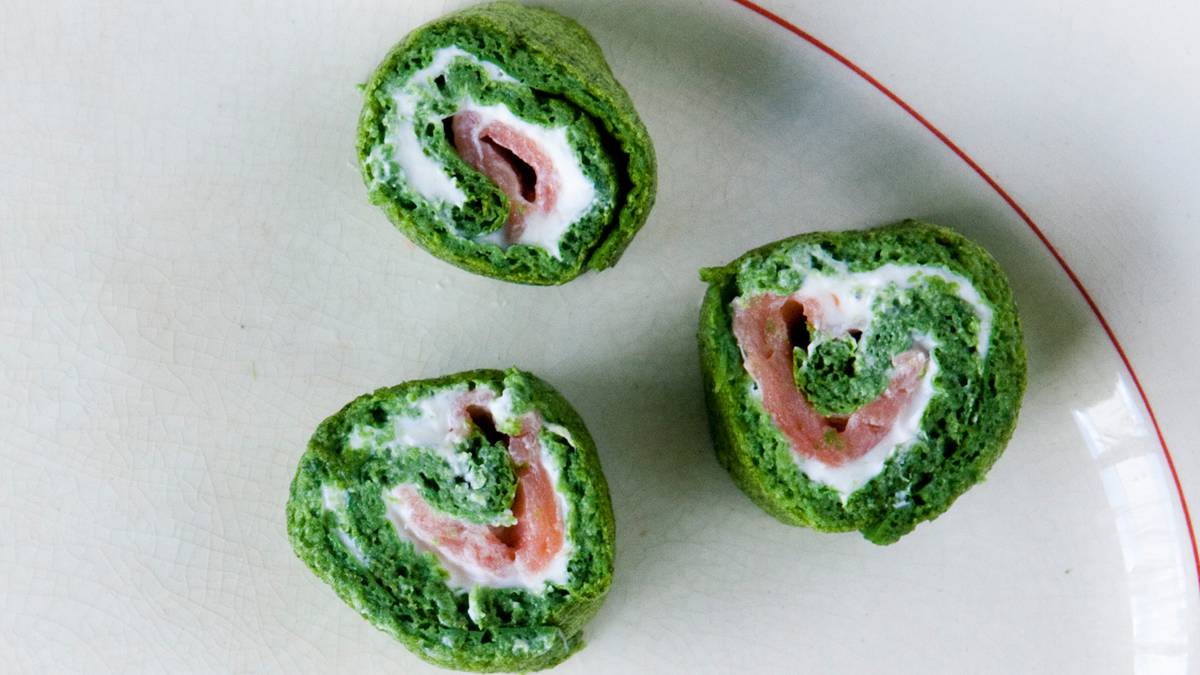 Spinach and smoked salmon roulade - NZ Herald