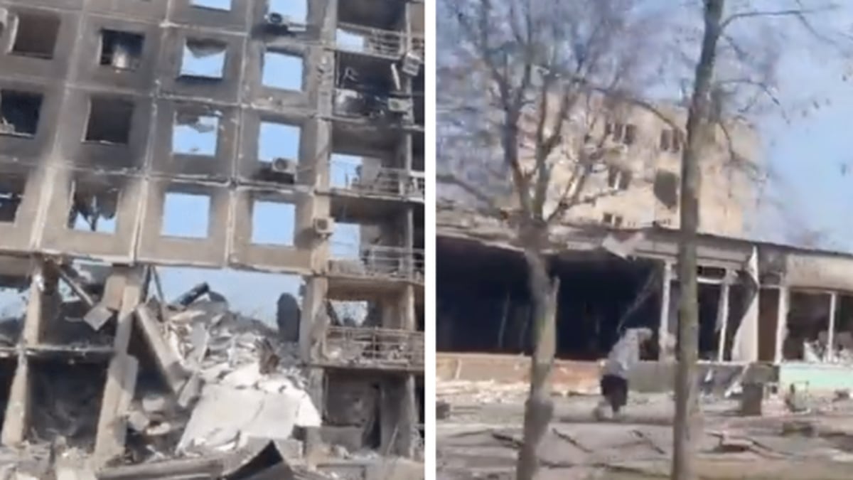 الحرب الروسية الأوكرانية: إطلاق فيديو شبح من “ مشهد الجحيم المجمد ” في ماريوبول