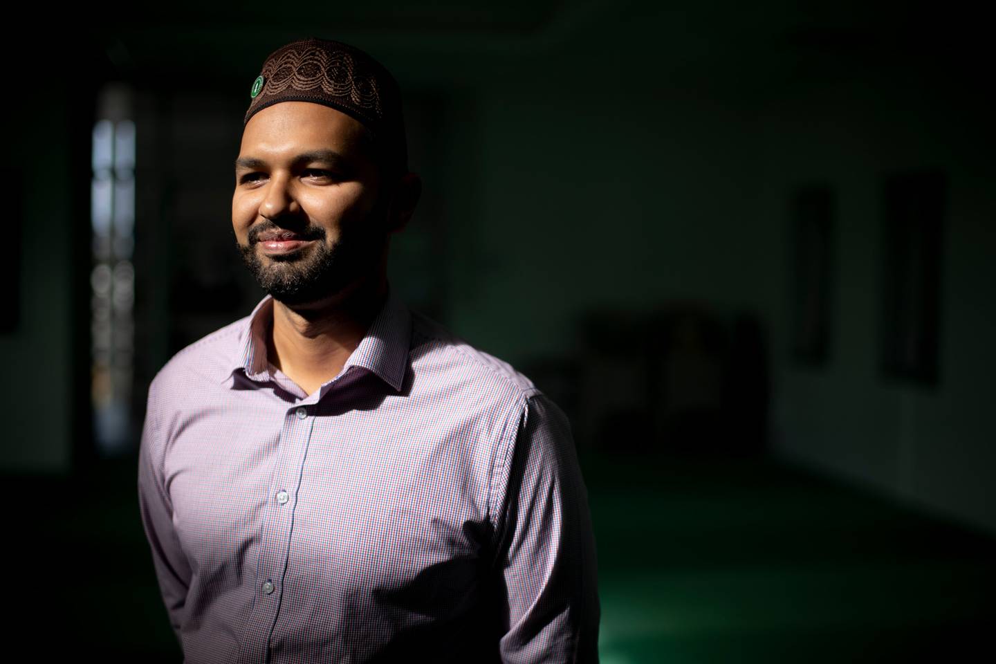 Azeem Zafarullah moved here as a refugee after threats were made against his family in Sri Lanka because of their Ahmaddiya faith. Photo / Dean Purcell