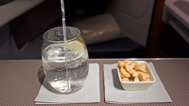 The Sri Lankan president was unhappy with his in-flight snack of cashews. Photo / Getty Images