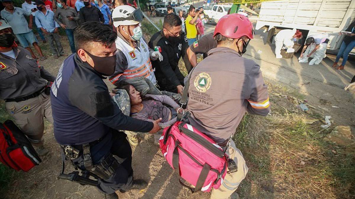 Korban selamat menceritakan kecelakaan truk Meksiko yang menewaskan 55 migran