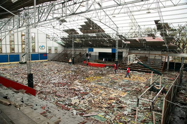 Almost 90 per cent of Beira was damaged or destroyed by Tropical Cyclone Idai. Photo / via AP