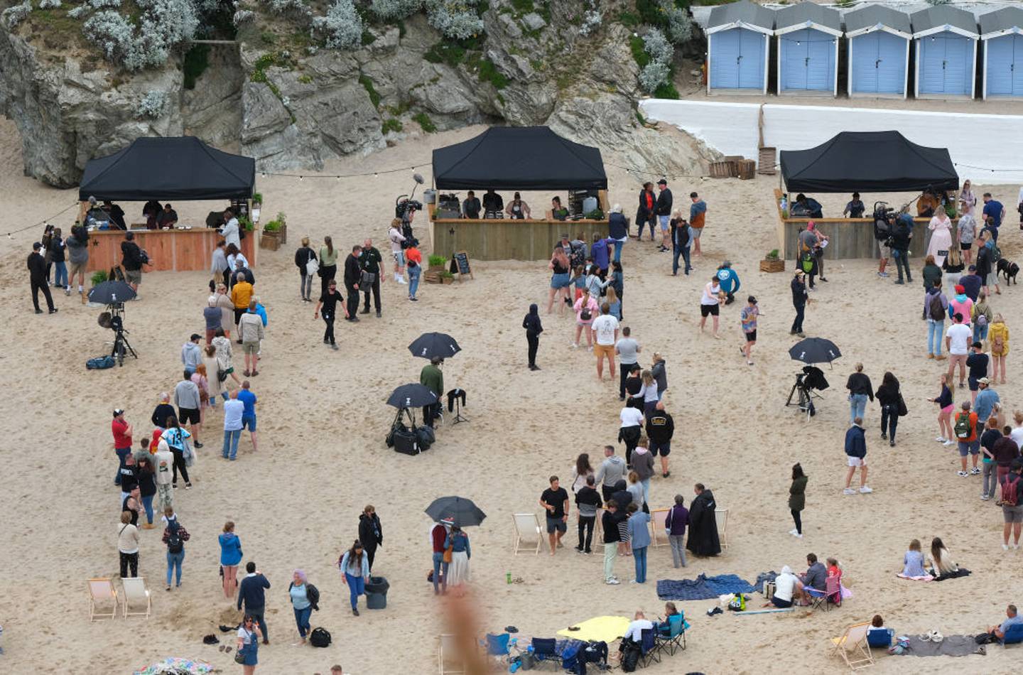 The couple say their private beach wedding was disrupted by the production. Photo / Getty Images