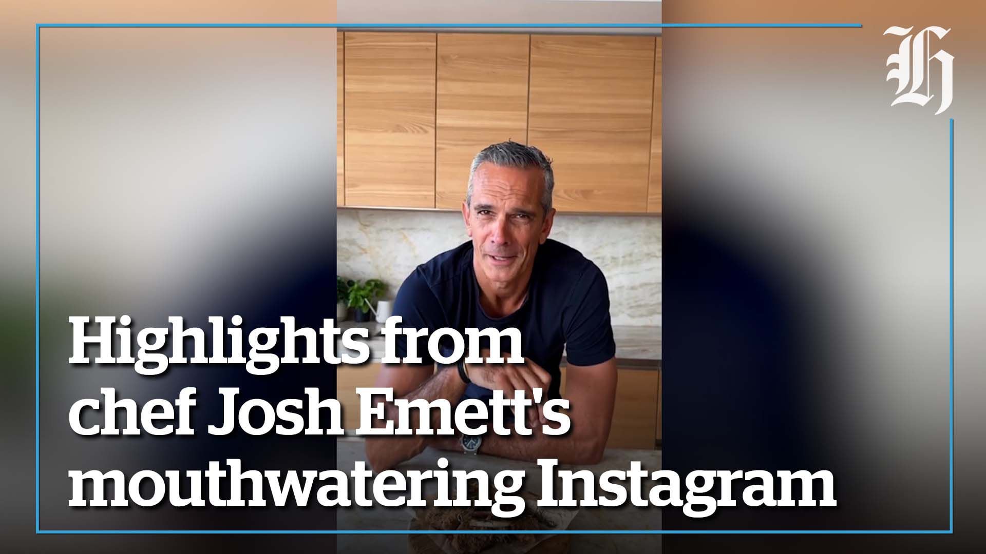 Lunch with Josh Emett and wife Helen the Masterchef on life