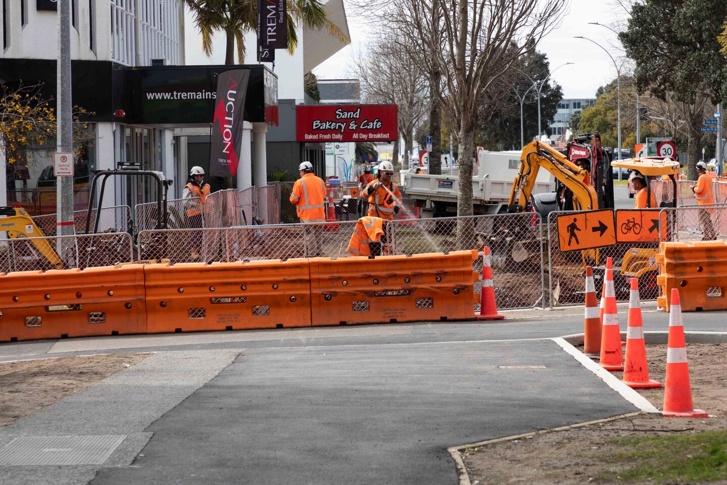 The Cameron Rd stage one project caused disruptions to businesses. Photo / Alex Cairns