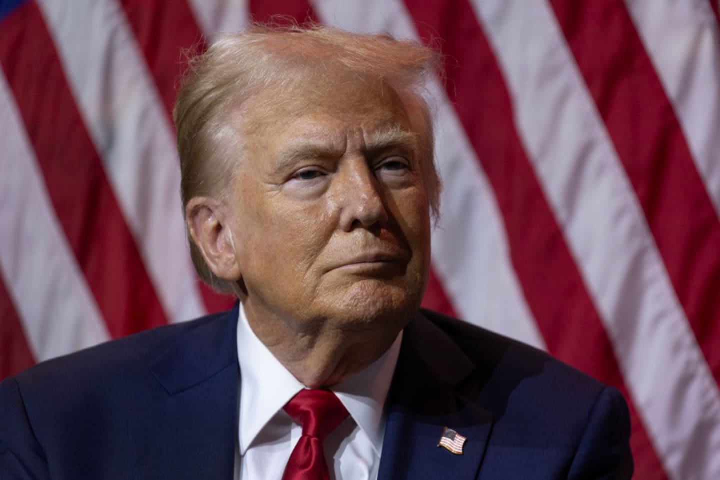 Current Republican presidential candidate and former US president Donald Trump participates in a question-and-answer session at the National Association of Black Journalists (NABJ) convention at the Hilton Hotel on July 31, 2024 in Chicago, Illinois. Photo / Getty Images