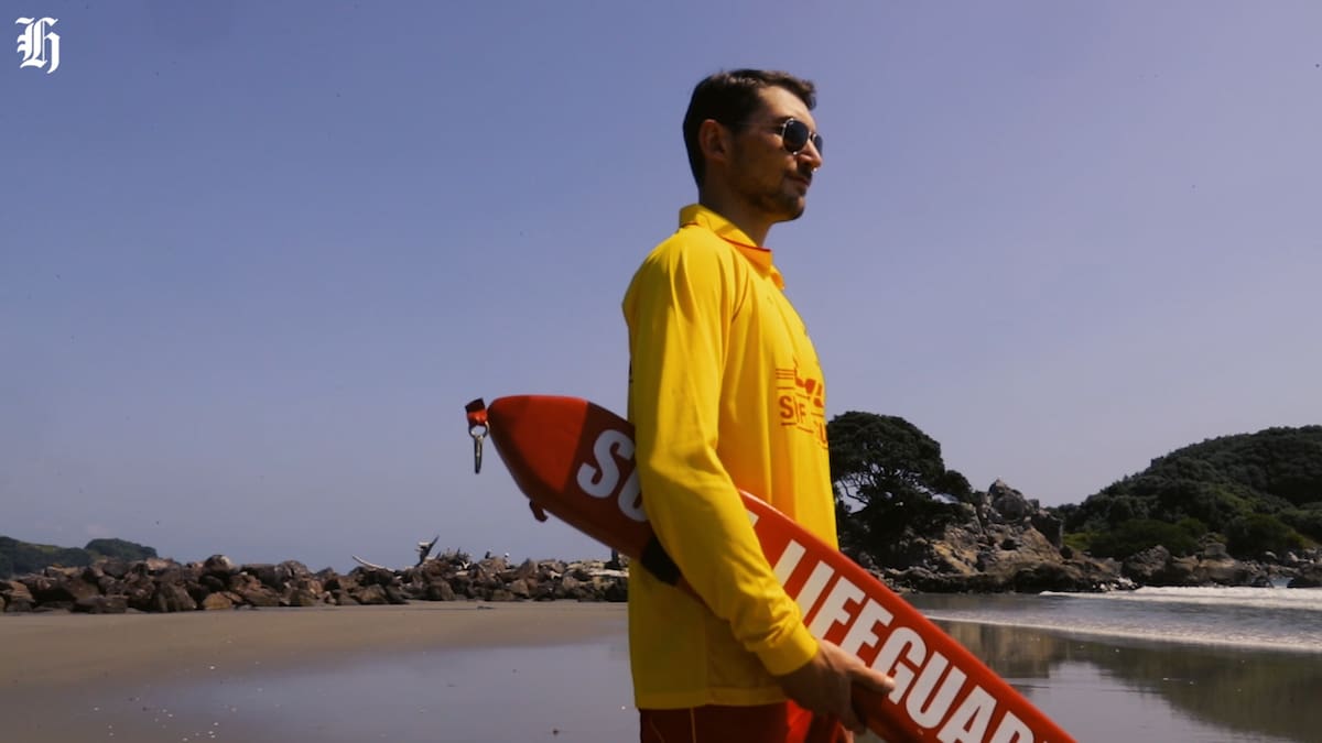 Between the Flags: Lifeguard Chaz Gibbons-Campbell rescues two