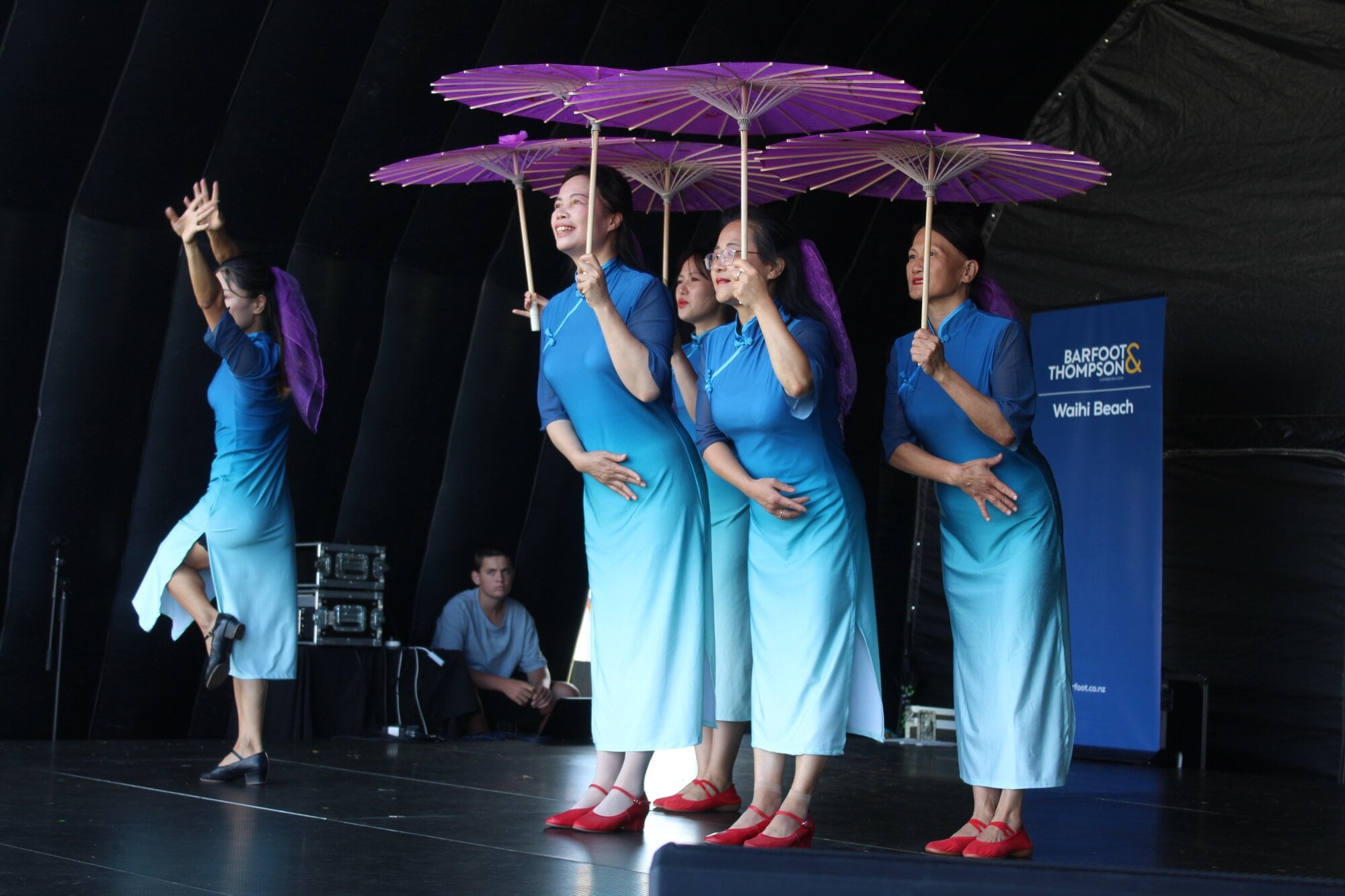  Chinese dance group from Tauranga. Photo / Rebecca Mauger