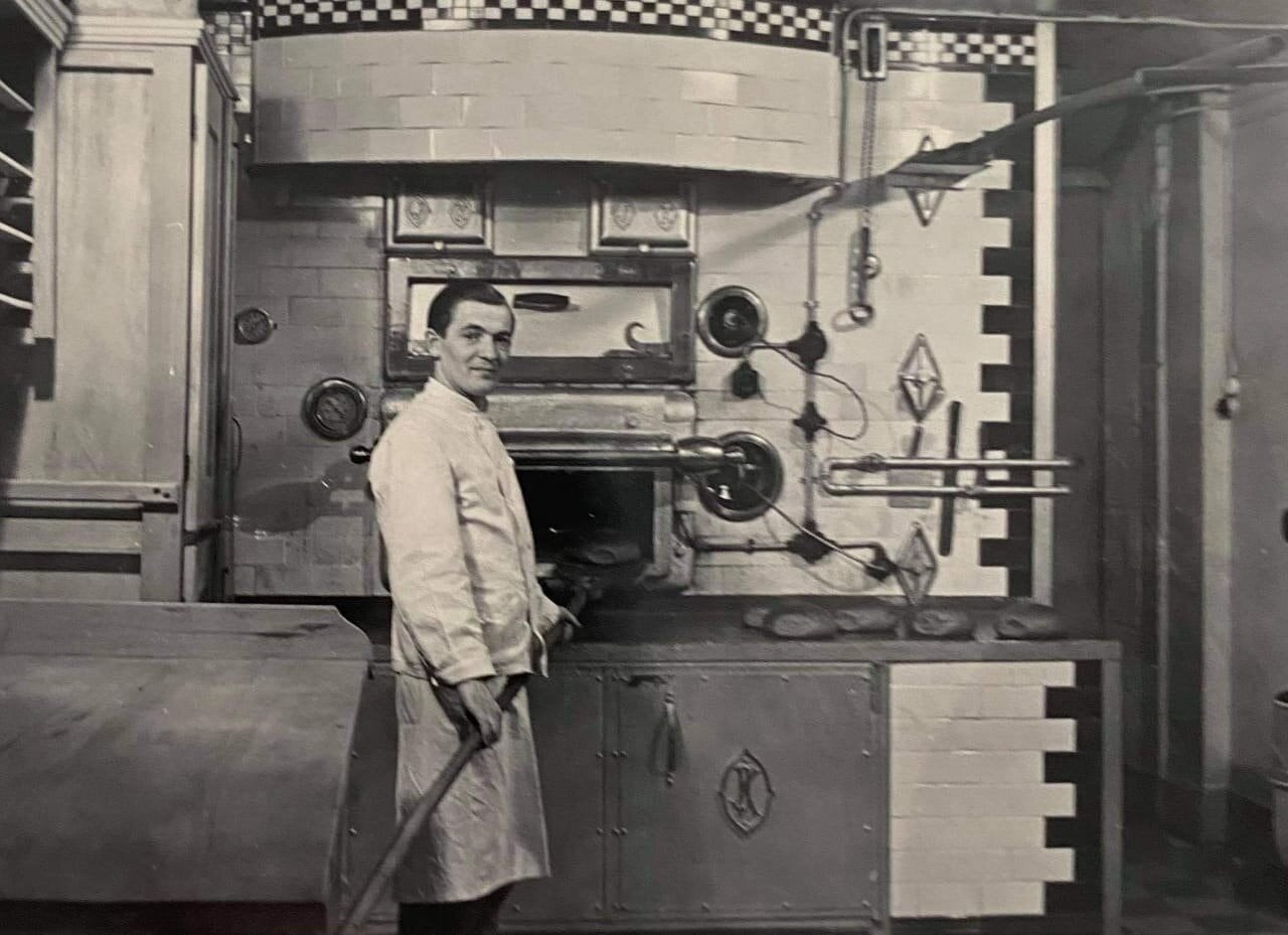 Noel Remacle’s grandfather Jean Remacle, pictured here circa 1938, would bake bread for wounded Allied soldiers during WWII. Photo / Supplied