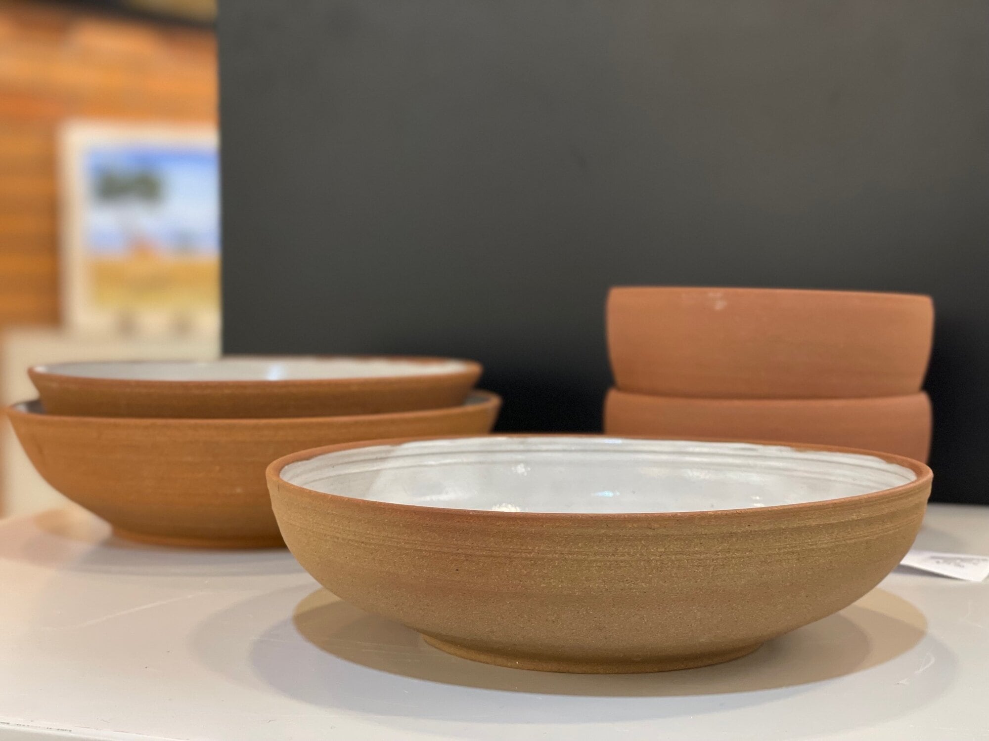  Black Shed Pottery items create by Waihi ceramic artist Bridget Boot on display. Photo / Supplied