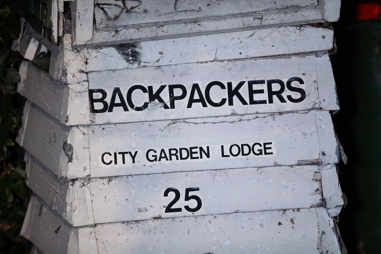 The City Garden Lodge was the scene of a stabbing on New Year's Day in 2021. Photo / Hayden Woodward