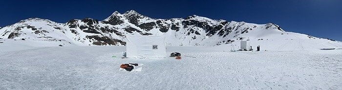 The Police Dive Squad went to Lake Alta in the Remarkables mountain range above Queenstown to train. Photo / supplied