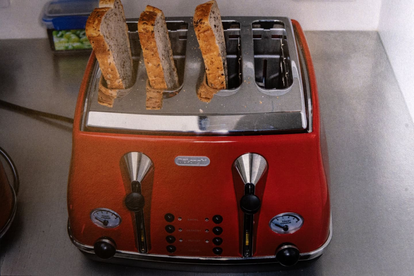 Photos of the kitchen toaster from inside eye surgeon Philip Polkinghorne's Remuera home have been entered into evidence at his murder trial in the High Court at Auckland.