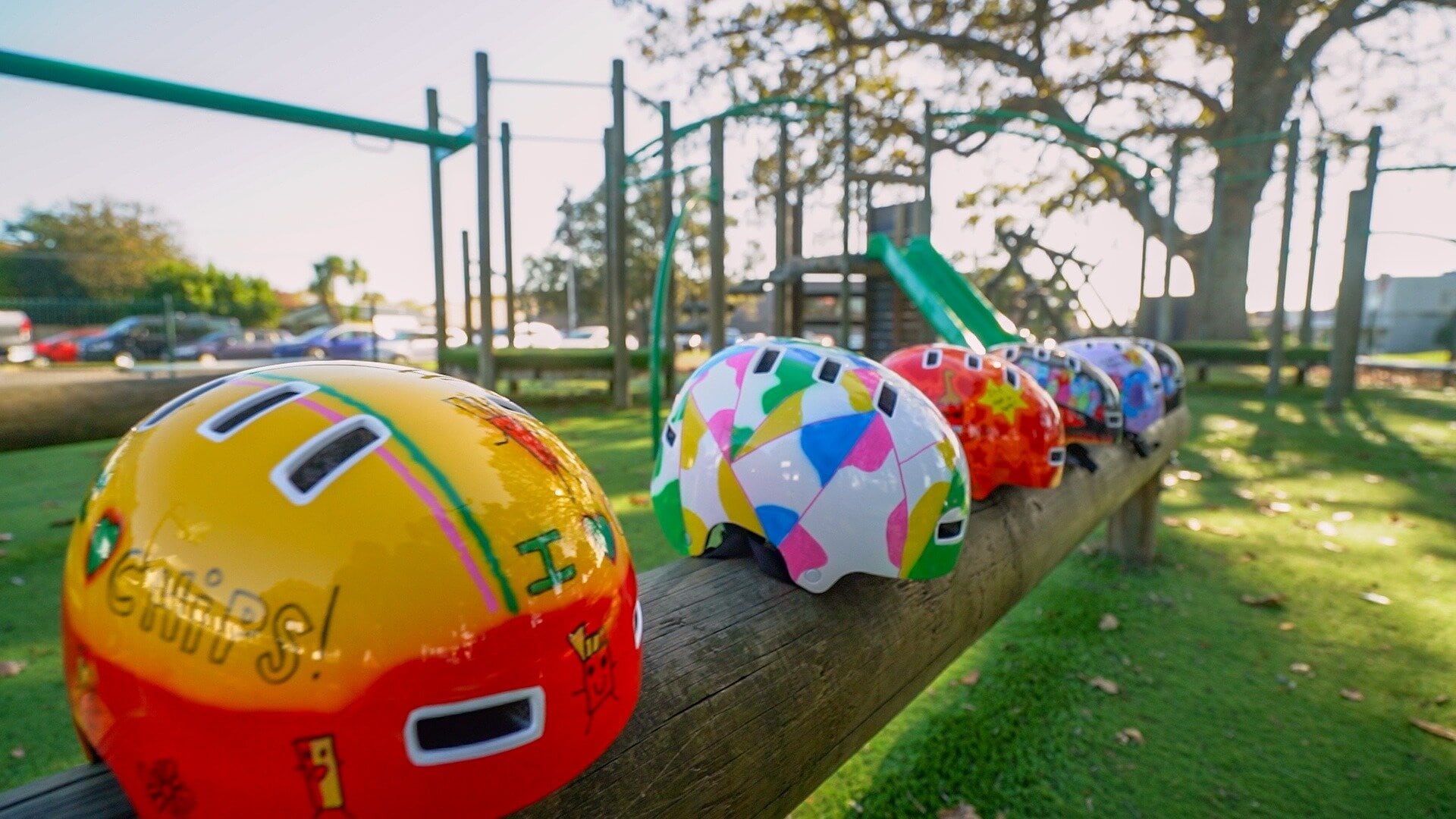 The winning helmets for the 2026 &lsquo;Design Your Own Helmet&rsquo; competition. Photo/Supplied