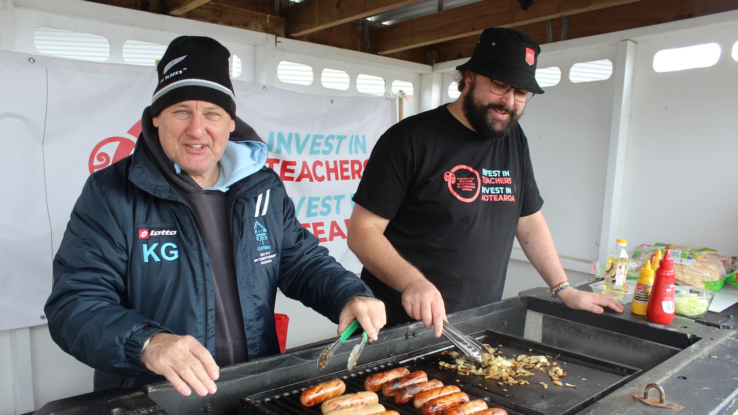 68-year-old Kevin Greig (left) has taught for 20 years. Photo / David Haxton