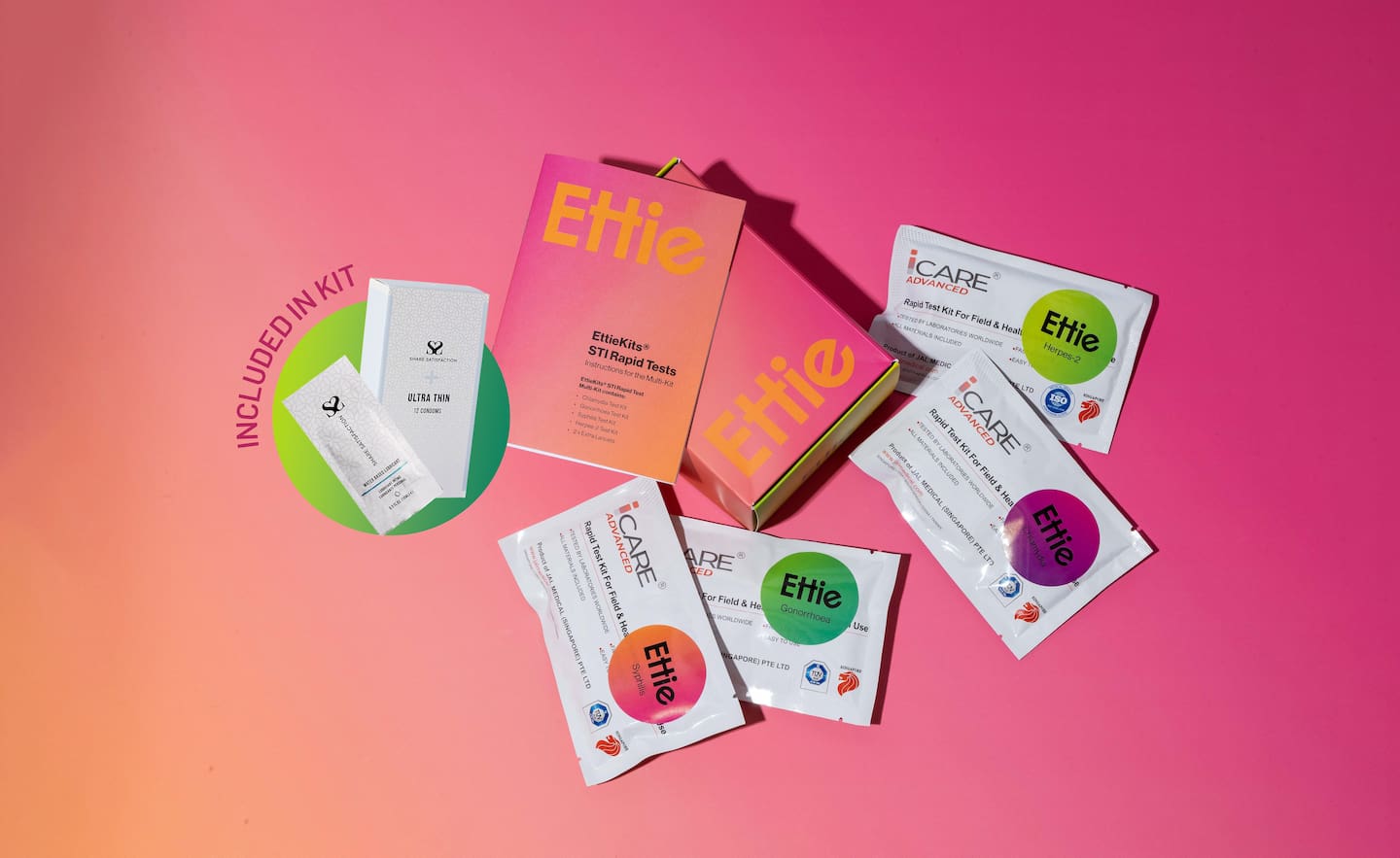 The Ettie Kits can be bought online without a prescription and will be available in pharmacies at a later date.