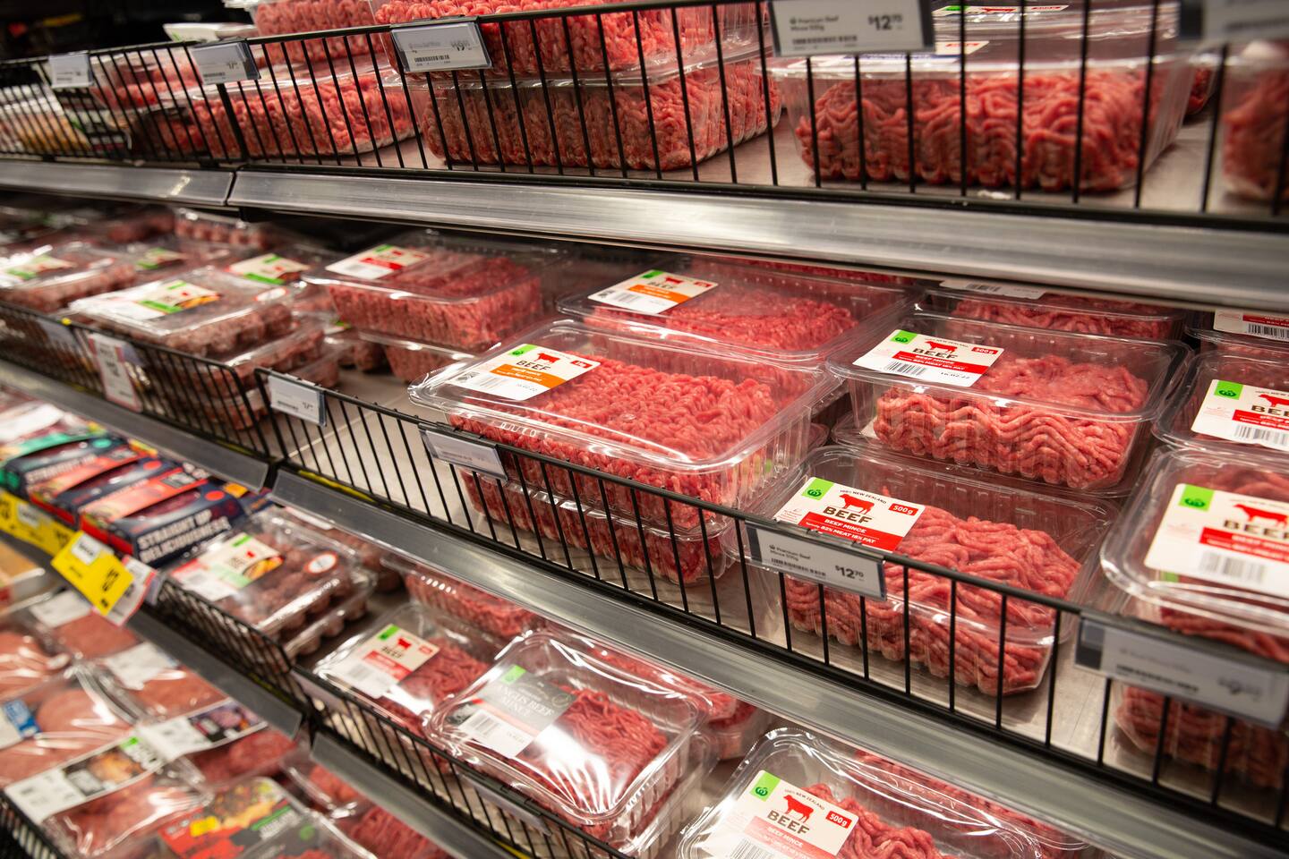 The recall affects all 500g and 1kg packages of Woolworths 18% Fat Beef Mince sold in the company's North Island stores. Photo / Sylvie Whinray