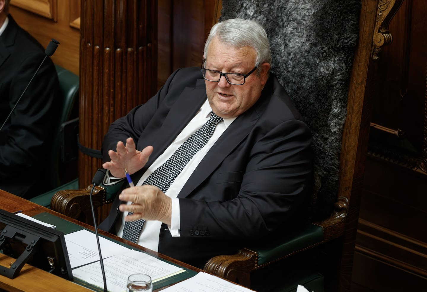 Speaker Gerry Brownlee during Question Time. Photo / Mark Mitchell