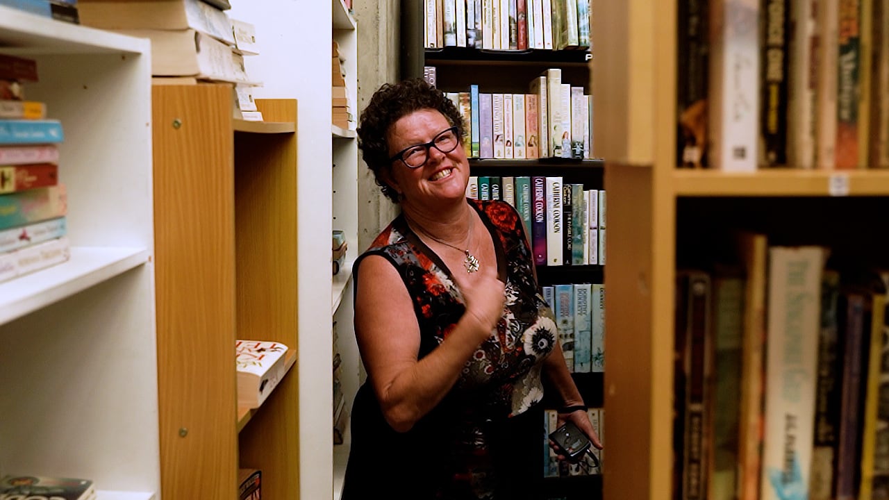 Xanadu Book Exchange owner Briar Simons. Photo / Gavin Ogden