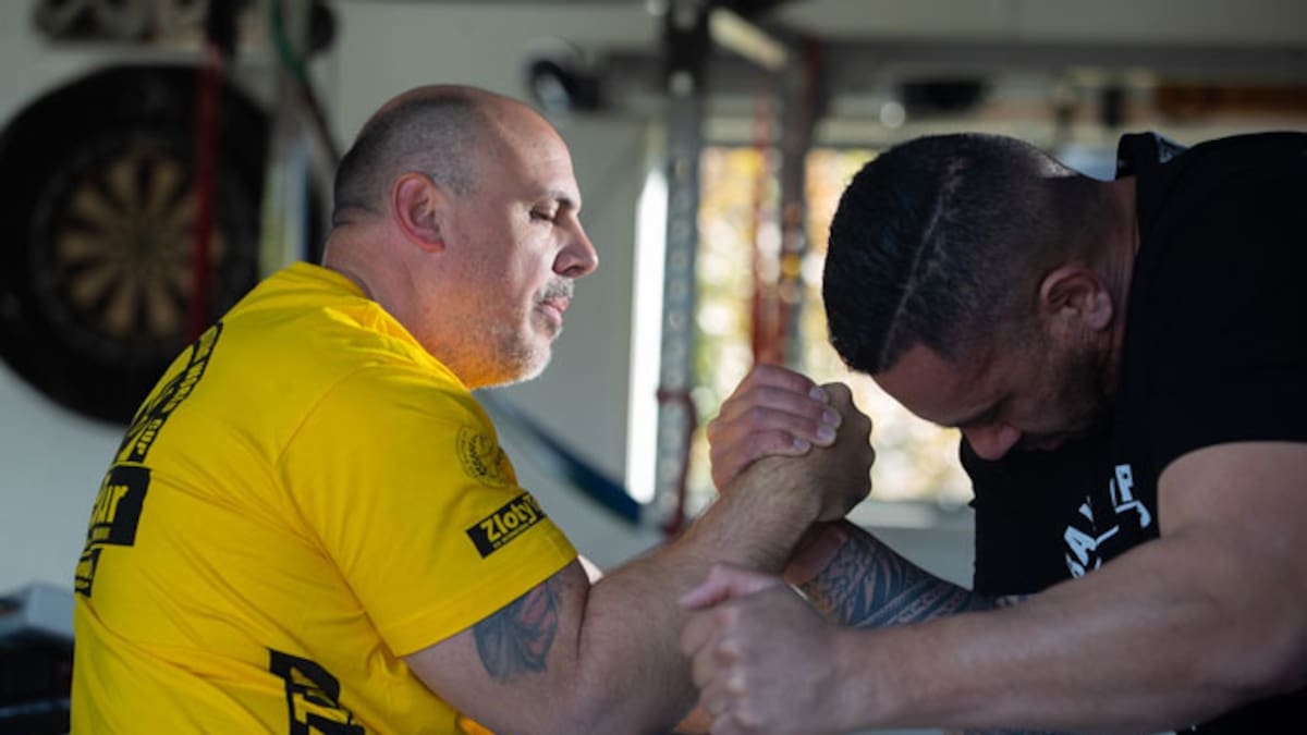 Anton out to arm-wrestle his world title back Anton out to arm-wrestle his world title back